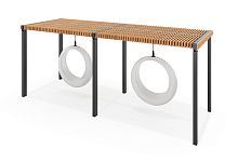 Качели «Викса» двойная (светящееся кольцо)