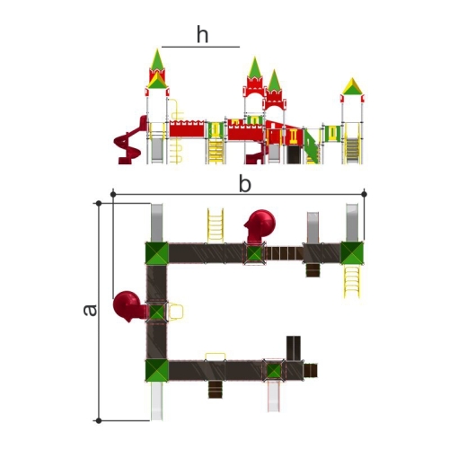 Romana Игровой комплекс "Кремль" фото 2