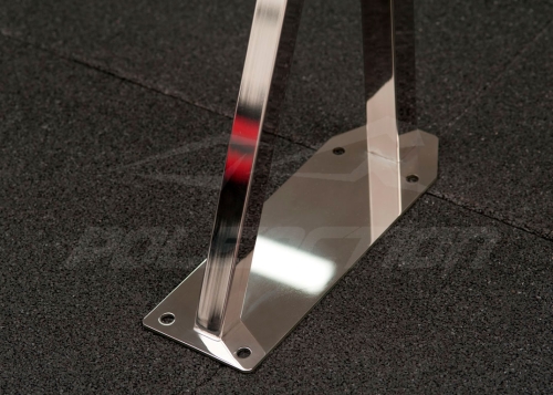 Модель №7 - стойка балетного (хореографического)  станка двухуровневого из нержавеющей стали фото 7