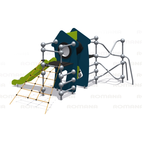 Romana Детский спортивно-игровой комплекс с горкой серия "Сфера" Romana 057.21.00 фото 7