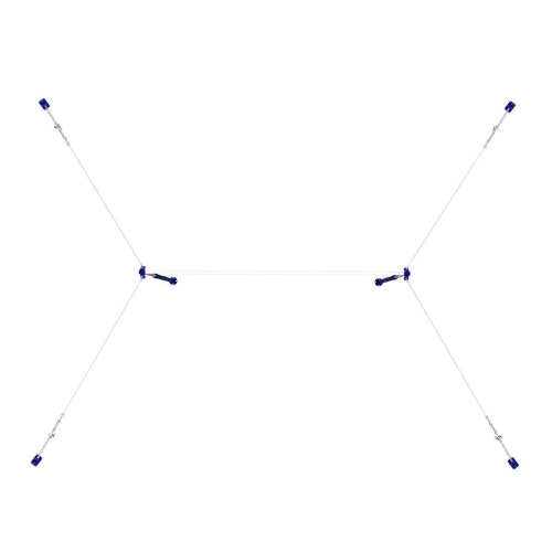 Перекладина гимнастическая универсальная (на растяжках) ZAVODSPORTA фото 3