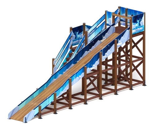 Горка Зима (снежная королева)(под анкера) - ИО 49.01.03-04.И1 - Н=3000 фото 5