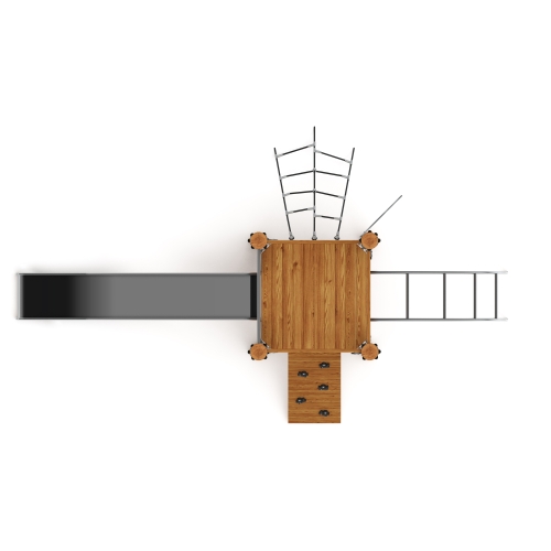 Игровой комплекс (лиственница темный) ДИК 2.24.01-Л.И1.01 фото 4