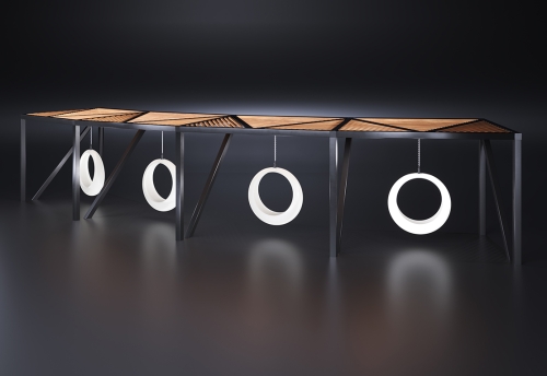 Качели «Вента» (светящееся кольцо) фото 5