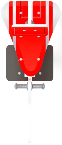 Самолетик (красный) - Качалка на пружине - ИО 22.03.02-03 фото 4