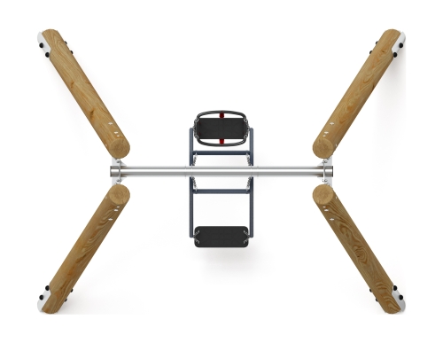 Качели семья (Лиственница орех) ИО 11.Р.07.01-Л.И1.02 фото 4