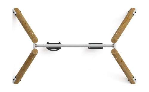 Качели (Лиственница орех) ИО 12.Р.01.03.01-Л.И1.02 фото 4