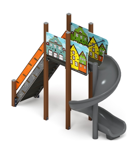 Горка винтовая - ИО 43.01.01-01.И1 - (Город) H=2000