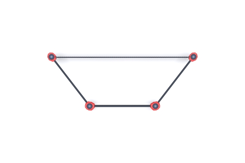 Мишень на стойках квадратная для тестирования инвалидов и лиц с ограниченными возможностями здоровья фото 3