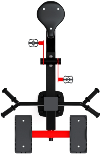 Степ+Вело (красный) - Уличный тренажер - СТ 018-11.И1 фото 4
