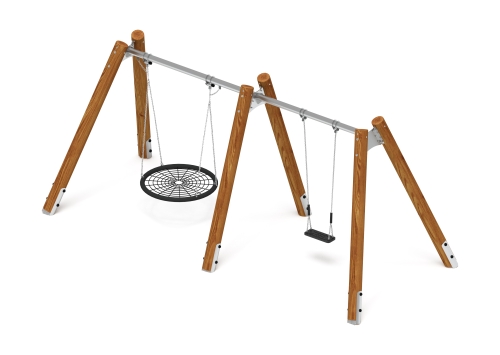 Качели (Лиственница темный) ИО 12.Р.05.03.01-Л.И1.01 фото 3