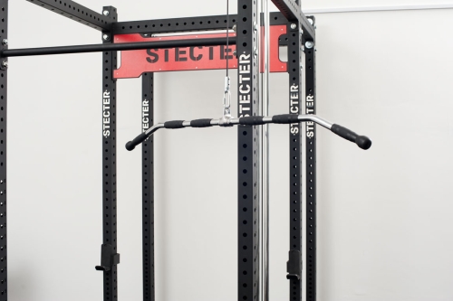 Прямая рукоятка для тяги за голову 122 см фото 2