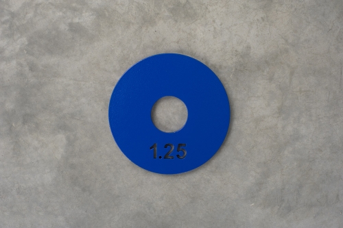 Диск тренировочный стальной 1,25 кг (пара)