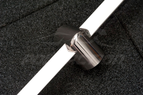 Модель №7 - стойка балетного (хореографического)  станка двухуровневого из нержавеющей стали угловая фото 8