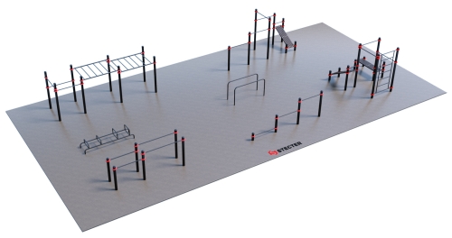 Проект "Районная площадка для Воркаут 3-4"