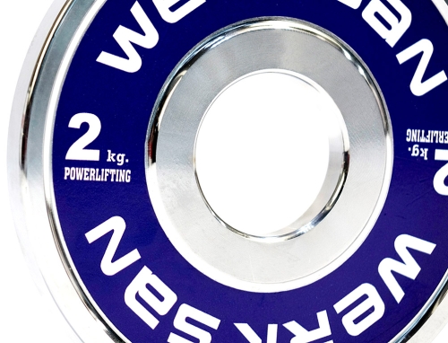 Диск стальной для пауэрлифтинга 2 кг WERK SAN фото 2