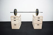 Комплект тяжелоатлетических плинтов  (Н=83 см, материал-фанера)