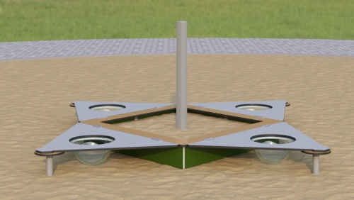 Romana Песочница с крышкой "Люк" Romana 057.38.10 фото 2