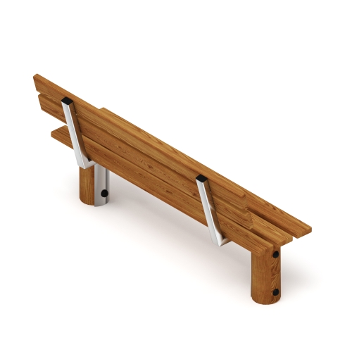 Скамья (лиственница темный) МФ 42.04.02-Л.И1.01