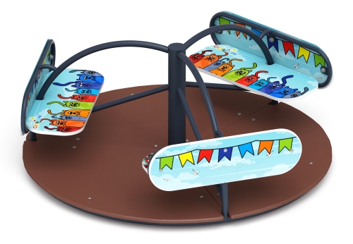 Карусель Солнышко (Коты) - ИО 30.01.03-10.И1 фото 6