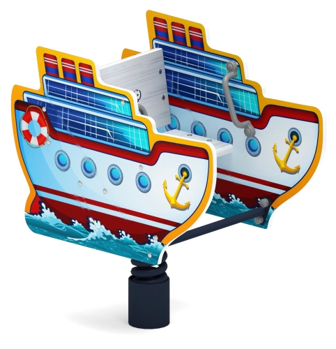 Пароходик - Качалка на пружине - ИО 22.17.01-01.И1