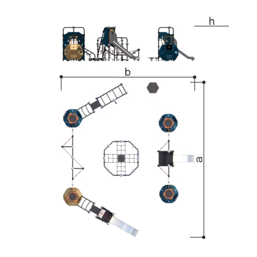 Romana Детский игровой комплекс Romana 115.98.00 фото 4