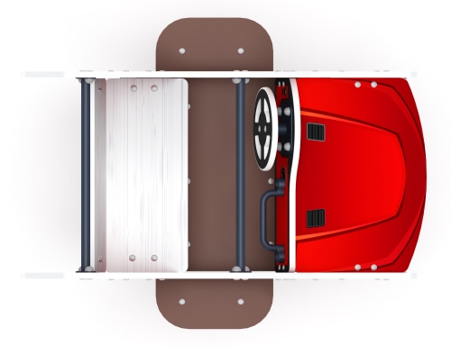 Машинка - Качалка на пружине двухместная машинка - ИО 23.03.01-03 фото 4