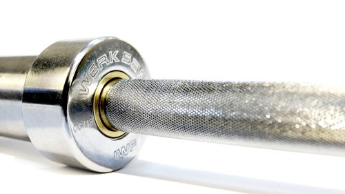 Гриф штанги тренировочный 15 кг WERK SAN (сертификат IWF) фото 2