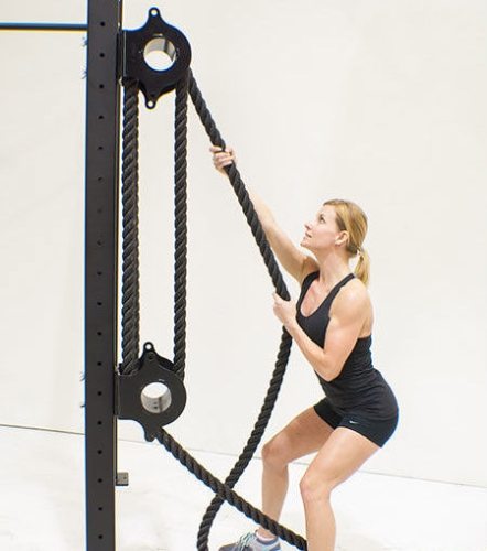 Канатный тренажер "Двойная бочка" фото 3