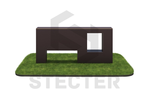 Элемент полосы препятствий "Стенка с двумя проломами" фото 2