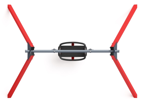 Качели М1 (красный) - ИО 11.М.04.03-01.И1 фото 4