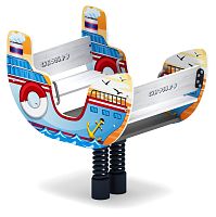 Пароходик - Качалка на пружине двухместная - ИО 23.17.01-И1