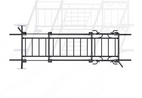 Функциональная рама 1100х4000 мм, H=2810 мм фото 3
