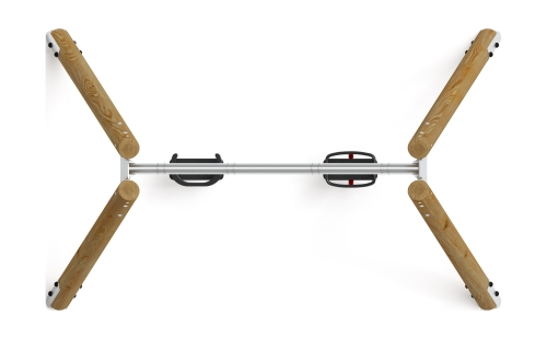 Качели (Лиственница орех) ИО 12.Р.01.04.01-Л.И1.02 фото 4