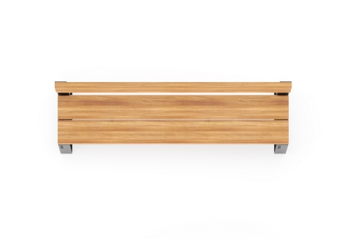 Скамейка уличная «Фиеста» со спинкой фото 2