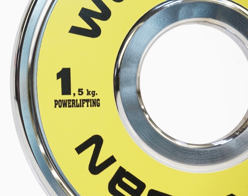 Диск стальной для пауэрлифтинга 1,5 кг WERK SAN фото 2