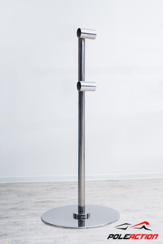 Стойки 2-х уровневого мобильного (переносного) хореографического станка «Элегант» (нерж.сталь, пара)