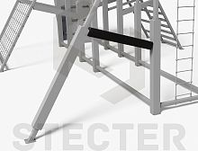 Защитный модуль на опорную стойку 80х80мм (L=1000-1500 мм)