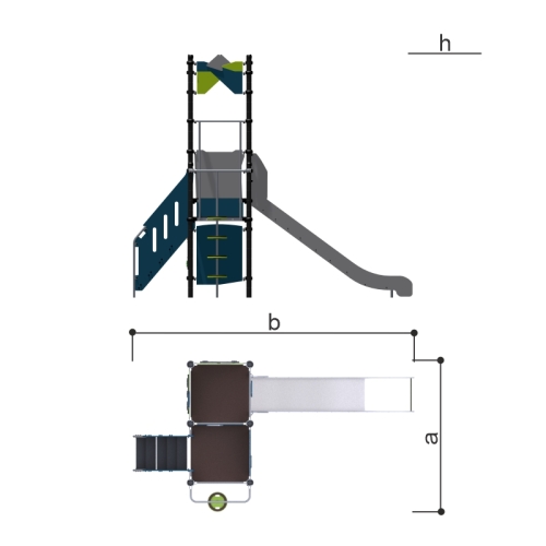 Romana Уличный игровой комплекс для детей Romana 101.117.00 фото 3