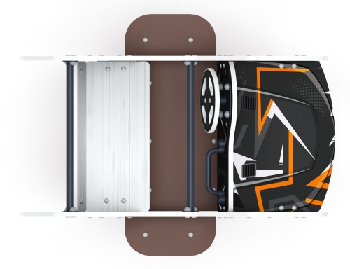 Машинка - Качалка на пружине двухместная машинка - ИО 23.03.01-05 фото 4