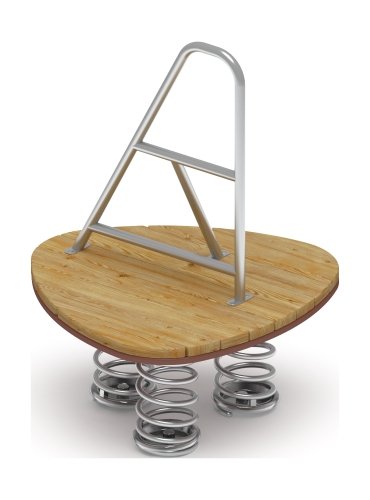 Качалка на пружине (Лиственница орех) ИО 23.24.02-02 фото 2