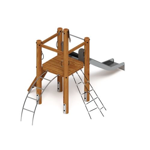 Игровой комплекс (лиственница темный) ДИК 2.24.01-Л.И1.01 фото 2