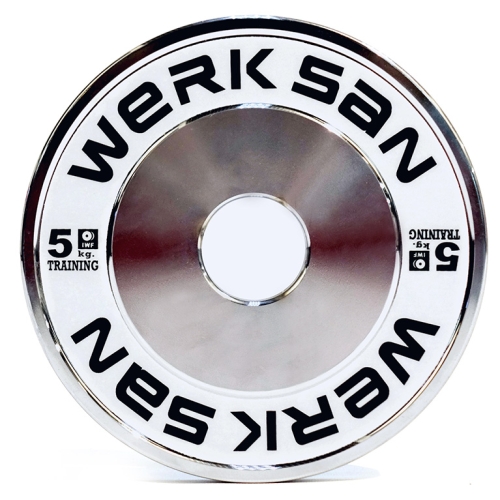 Диск стальной тренировочный 5 кг WERK SAN  (сертификат IWF)