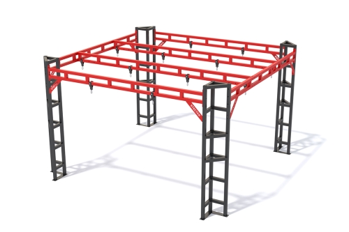 Рама для боксерских мешков "Квадрат" фото 2
