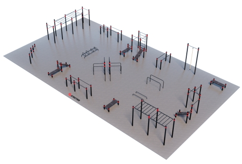 Проект "Парковая площадка для Воркаут 4-3"