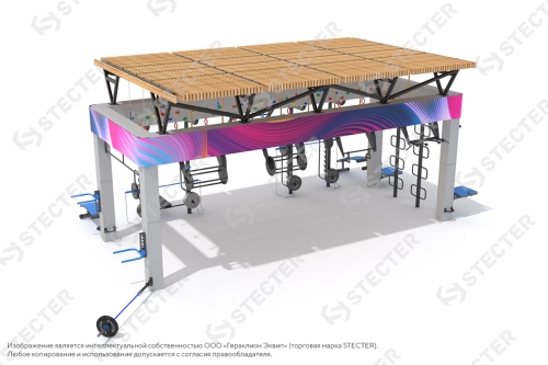 Уличный мультимедийный спортивный комплекс "Х-станция" фото 2