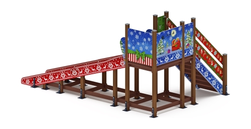 Горка Зима (новый год) (под анкера) - ИО 49.01.01-11.И1 - Н=1500 фото 3