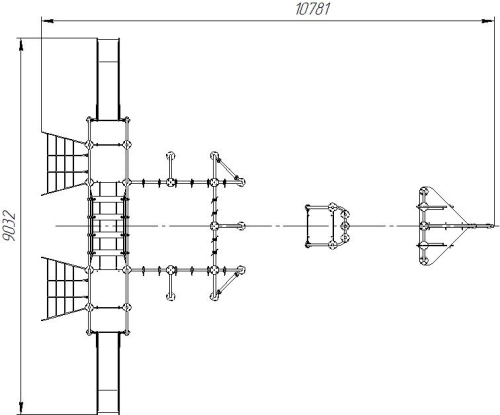 Romana Детский уличный спортивно-игровой комплекс серия "Сфера" Romana 057.27.00 фото 7