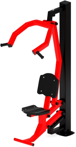 Тяга верхняя (красный) - Уличный тренажер - СТ 007-11.И1 фото 5