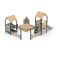 Romana Песочный дворик с горкой Romana 109.06.00